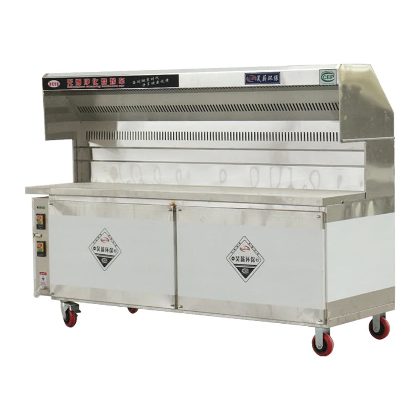 Outdoor Garden Large Gas Or Charcoal Grill Smokeless Barbecue BBq Commercial Grill