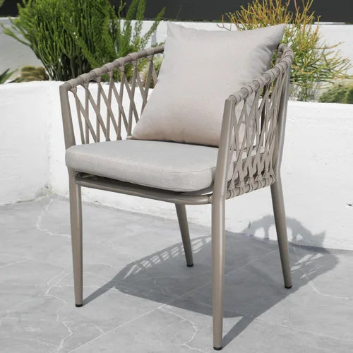 Outdoor Tables, Outdoor Leisure Vine Chairs, Net Red Dew Tianyang Tea Table and Chair Combination Aluminum Alloy