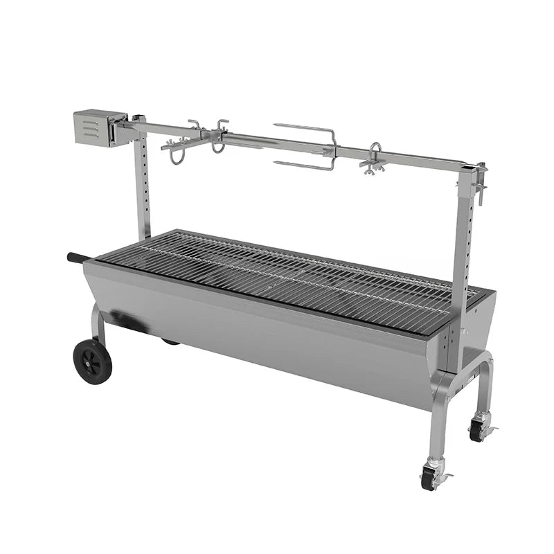 Outdoor Used Charcoal Grill Bbq Pig Lamb Spit Roast Roaster Rotisserie Grill