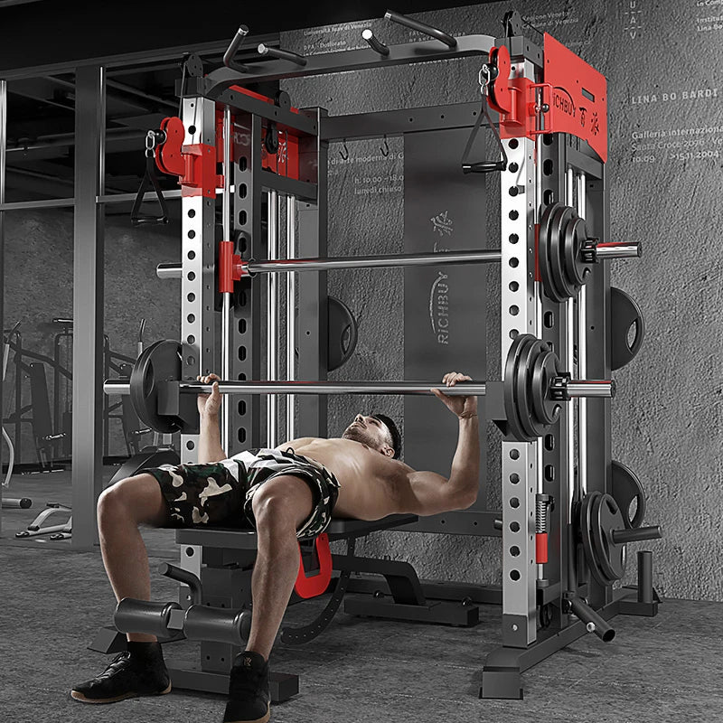 Outdoor fitness gantry, fitness home comprehensive trainer, fitness equipment, squat and push frame