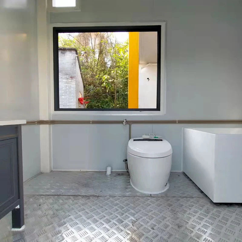 Outdoor large wave simple house container mobile house residential villa custom assembly office container house