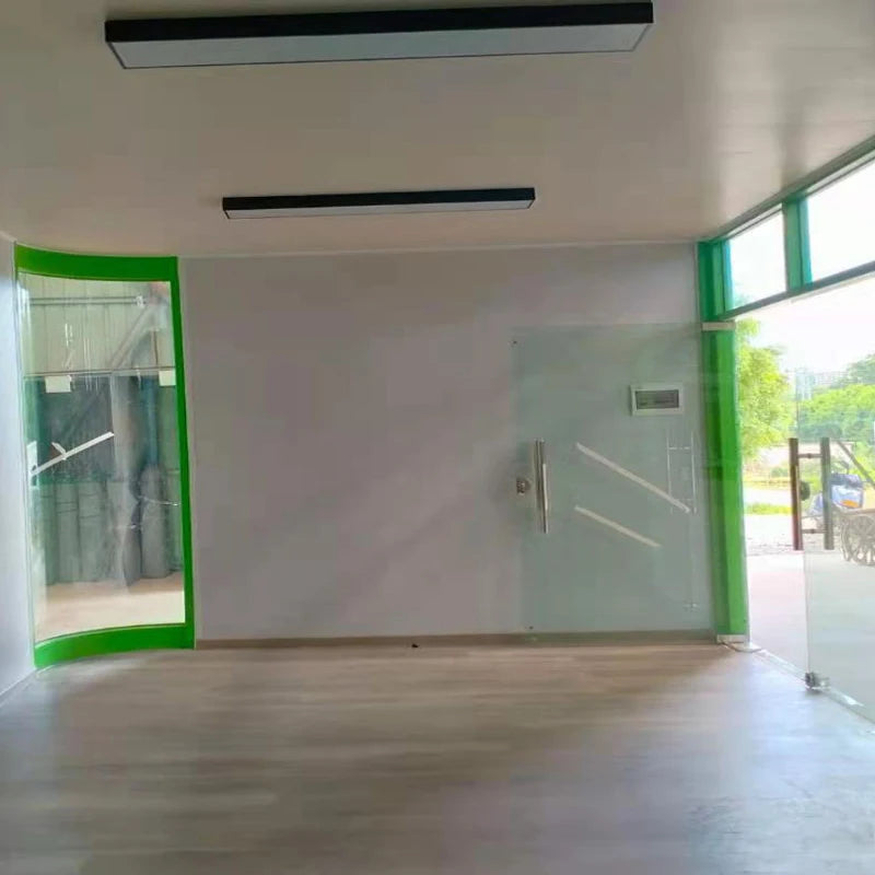 Outdoor residential container mobile house glass assembly house container simple house office exhibition hall activities