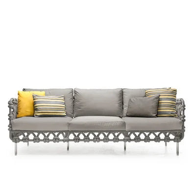 Outdoor villa sofas, rattan chairs, artistic and creative balconies, outdoor garden furniture