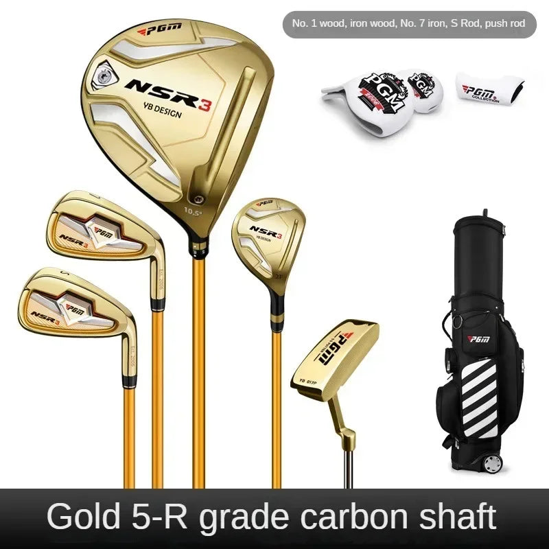 PGM 3rd Generation NSR Men's Golf Club Set Adjustable Angle Replaceable Shaft Professional Club MTG033
