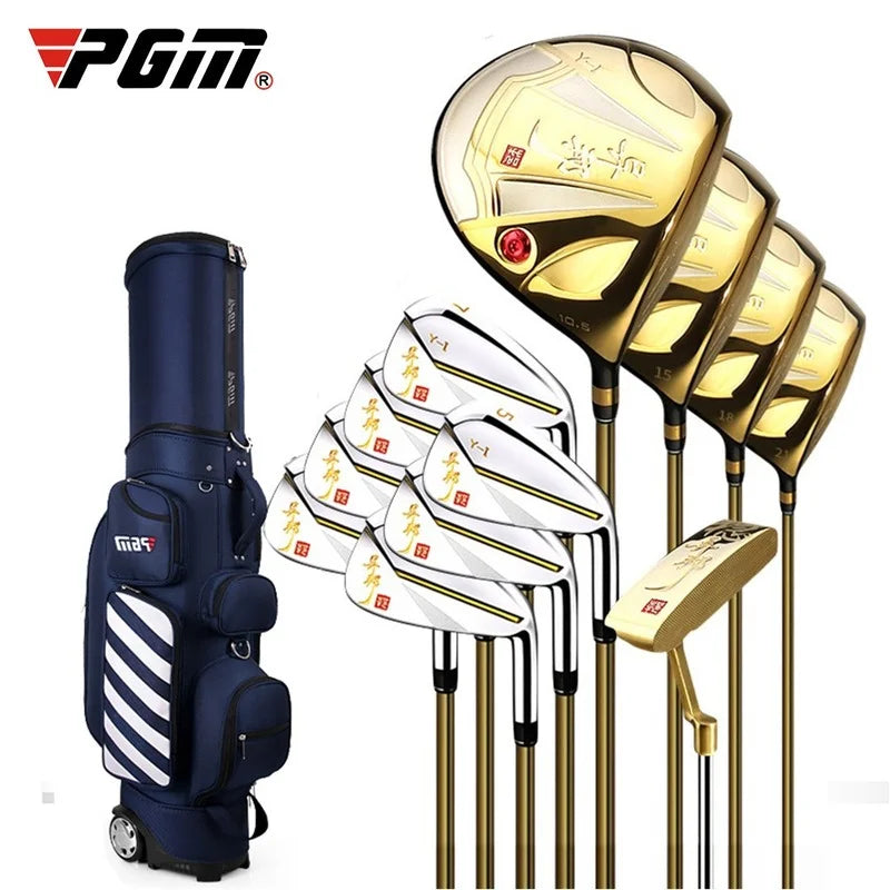 PGM Authentic Men's Golf Clubs Professional Full Set of 12 Male High Rebound Cast Titanium 1 Wood MTG011