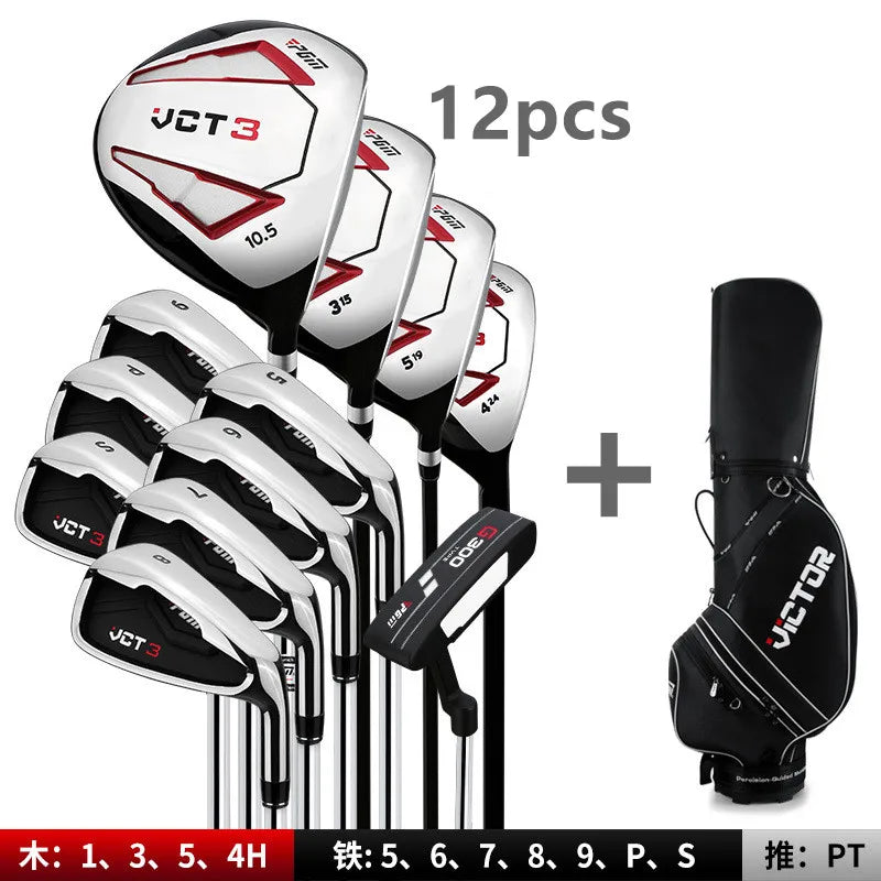 PGM Manufacturer Directly Supplies VCT3 Men's Golf Clubs Beginner's Complete Sets Of 12/9 Pcs With Bag Training Exercise Sports