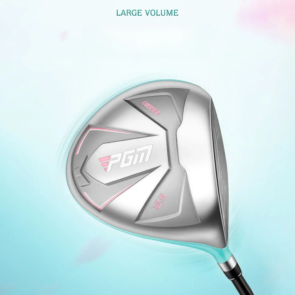 PGM Women Golf Clubs Set with Golf Bag Stainless Steel / Carbon Shaft Iron Wood Driver Beginer Training Golf Supplies LTG051
