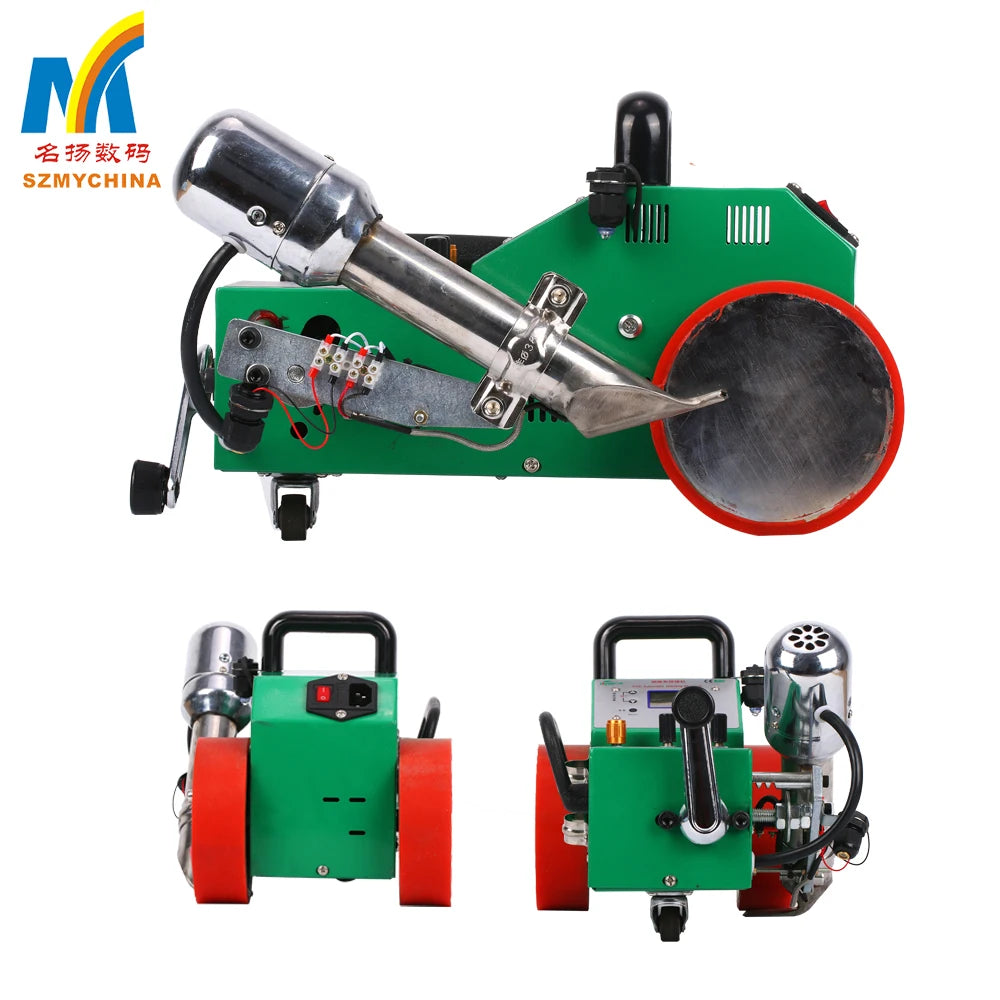 PVC Banner Welder Hot Air Welding Equipment AUTO Heat Jointer For Outdoor Advertising Solvent Printing Cloth