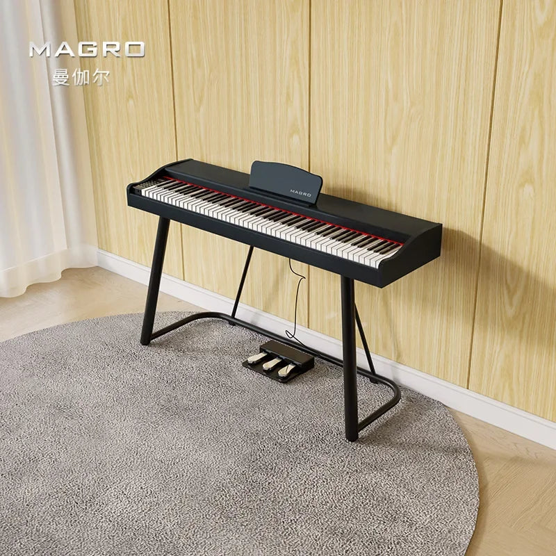 Portable Electronic Organ Piano 88 Keys Weighted Pedal Sustain Musical Keyboard Professional Teclado Piano Musical Instruments