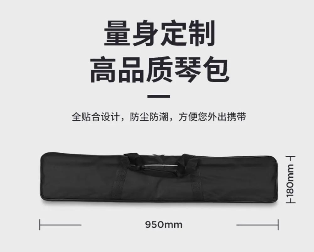 Portable Intelligent Electronic Piano 61-key Electronic Organ Hand Roll Ultra-thin Multifunctional Electronic Piano