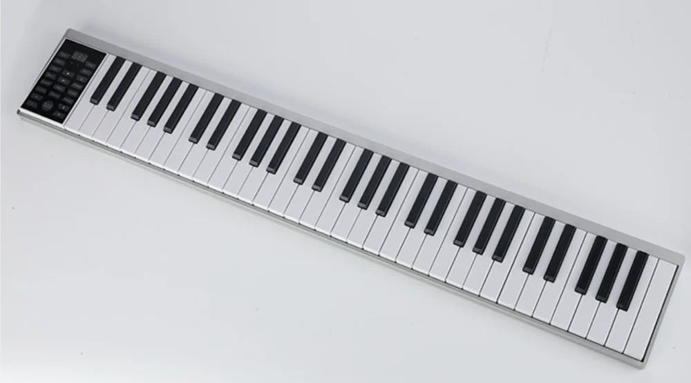 Portable Intelligent Electronic Piano 61-key Electronic Organ Hand Roll Ultra-thin Multifunctional Electronic Piano