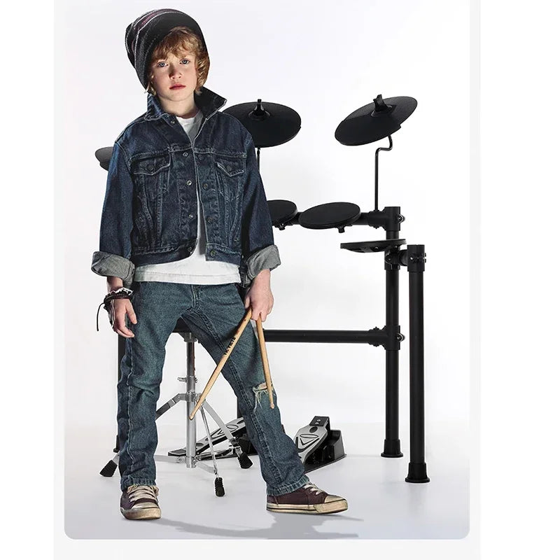 Electronic musical instruments Portable Jazz Electronic Drum Professional Percussion Electronic Drum Child Adult Bateria Eletronica Musical Instrument DF50DZG