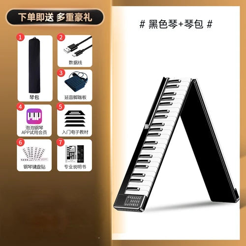Portable Keyboard Piano Adults Electronic Professional Intelligent Piano Keyboard Miniature Teclado Piano Musical Instruments