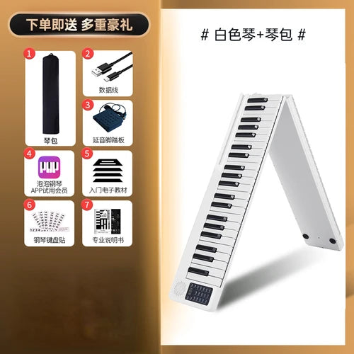 Portable Keyboard Piano Adults Electronic Professional Intelligent Piano Keyboard Miniature Teclado Piano Musical Instruments