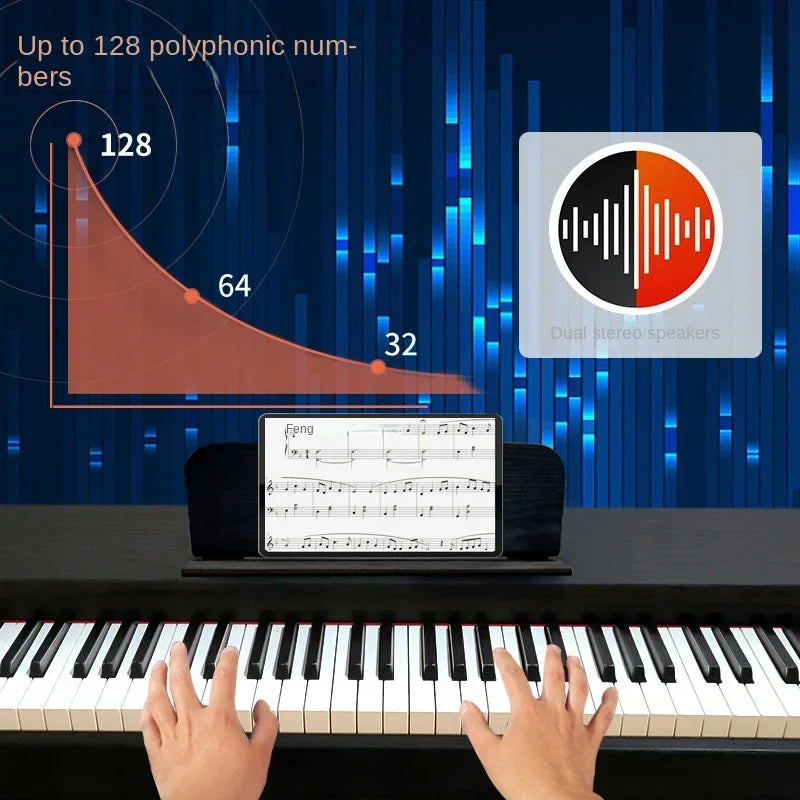 Portable Professional Electronic Piano 88 Heavy Keys Instruments Musical Keyboard Midi Controller Teclado Musical Keyboard