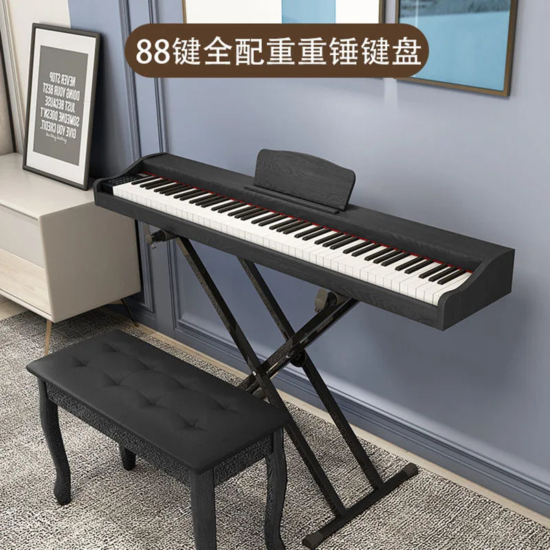 MMOOKA Portable Professional Electronic Piano 88 Heavy Keys Organ Musical Keyboard Synthesizer Teclado Infantil Musical Instruments