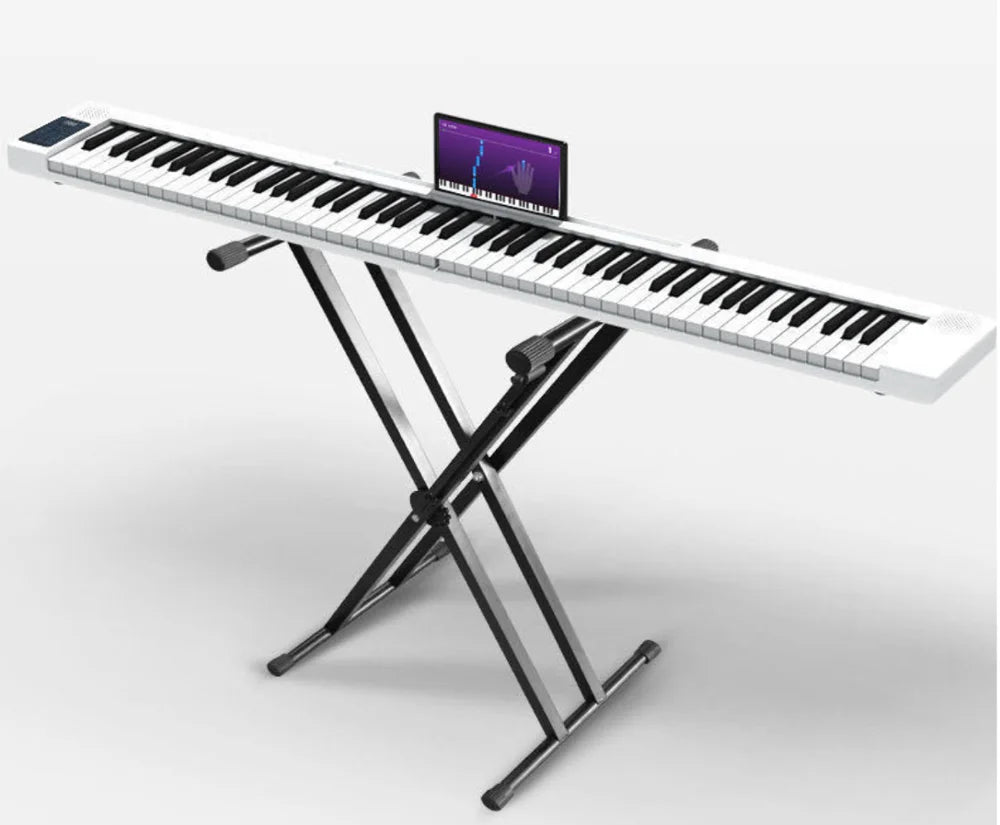 Portable hand-rolled 88-key stitching electric piano midi keyboard folding professional multi-function electronic organ for begi