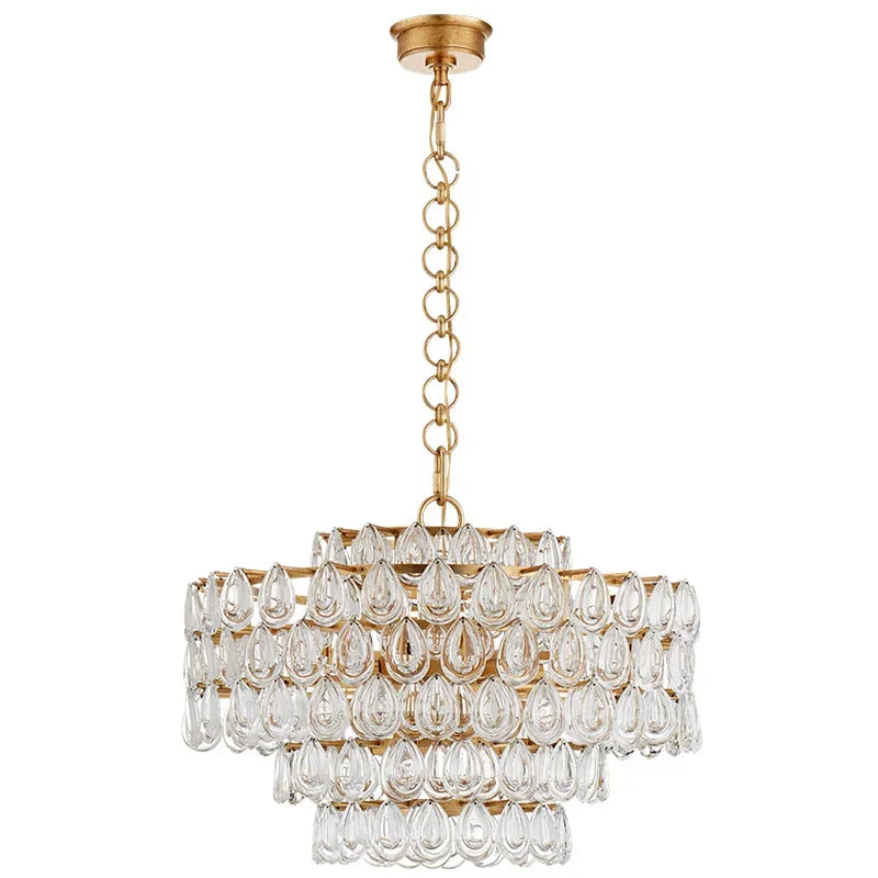 Postmodern light luxury crystal chandelier creative living room model room villa restaurant simple personality lamp