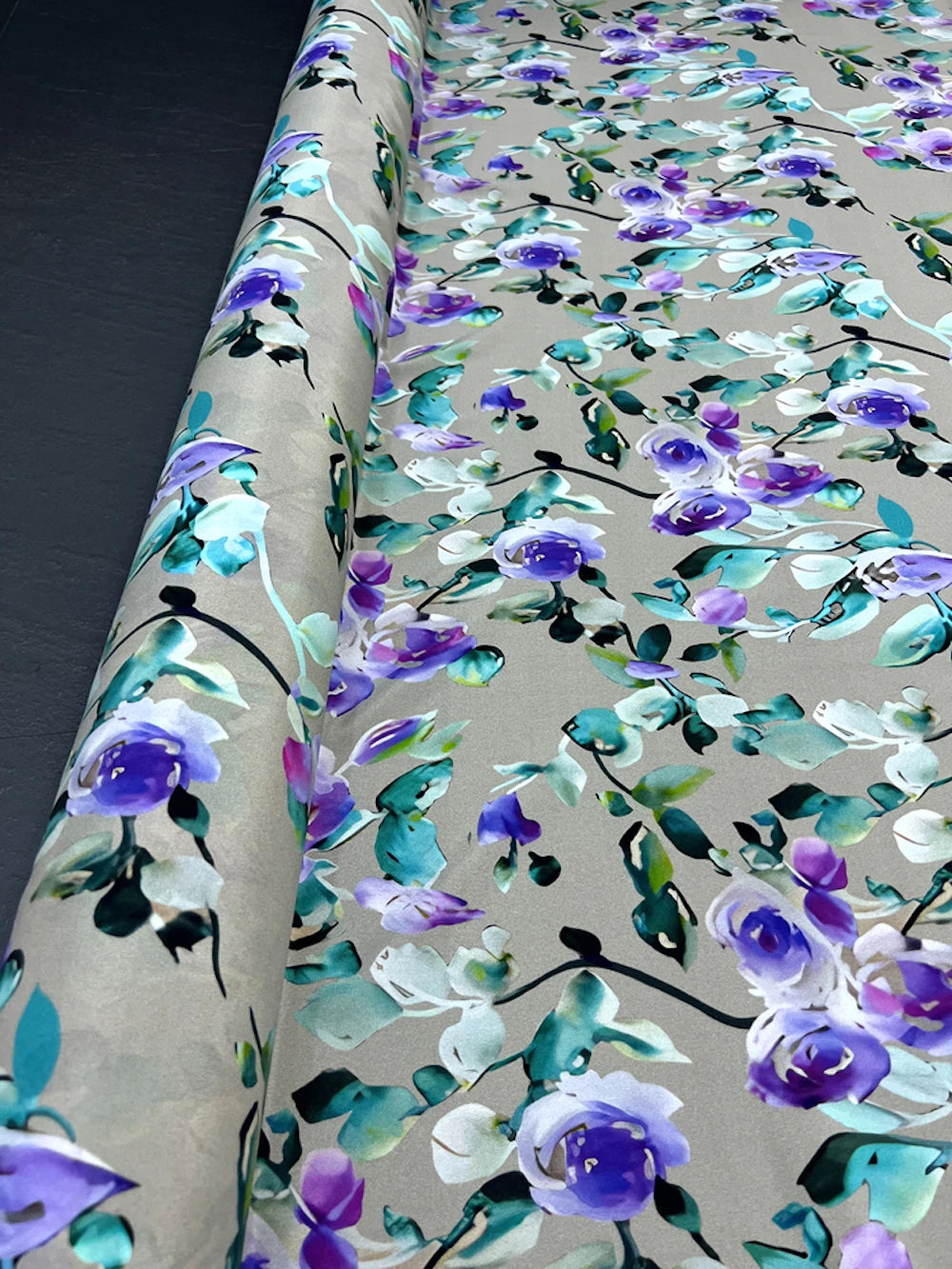 Printed Silk Stretch Crepe Fabric 18momme Width 140cm 100% Pure Silk Material For Shirt And Dresses Wholesale 2330