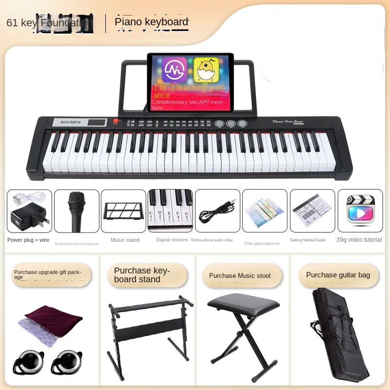 Professional 88 Keyboard Electronic Organ Portable Multifunction Adult Children Home Teclado Musical Music Keyboard AA50EO