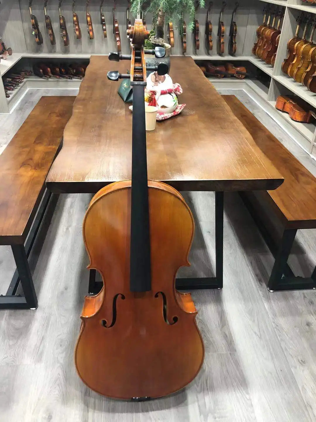 MMOOKA Professional A level handmade Cello 4/4 3/4 1/2 Antique Oil Varnish maple Violoncello Acoustic Musical Instrument + Free Case