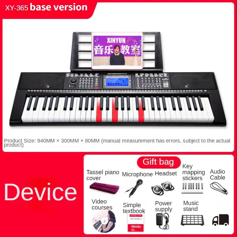 Professional Children Piano Electronic Real Adults Piano Midi Keyboard 61keys Controller Teclado Musicales Electric Instrument
