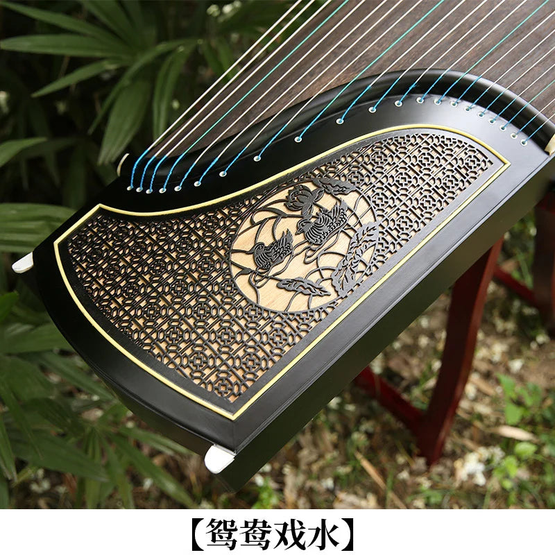Professional Guzheng Chinese 21 Stings Zither Lankao Solid Wood Paulownia Cither Musical Instrument With Accessories