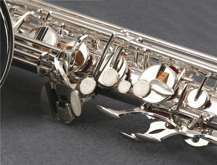 Professional Janpan KUNO KTS-902 Tenor Brand Saxophone Bb Tune Exquisite Silver Plated Woodwinds Instrument With Mouthpiece Case