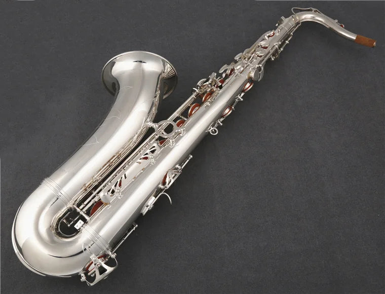 Professional Janpan KUNO KTS-902 Tenor Brand Saxophone Bb Tune Exquisite Silver Plated Woodwinds Instrument With Mouthpiece Case