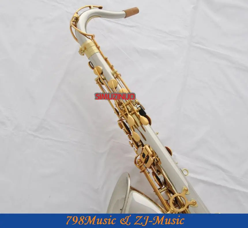 Professional New Cupronickel Body Tenor Sax Bb Keys Saxophone High F# With Case