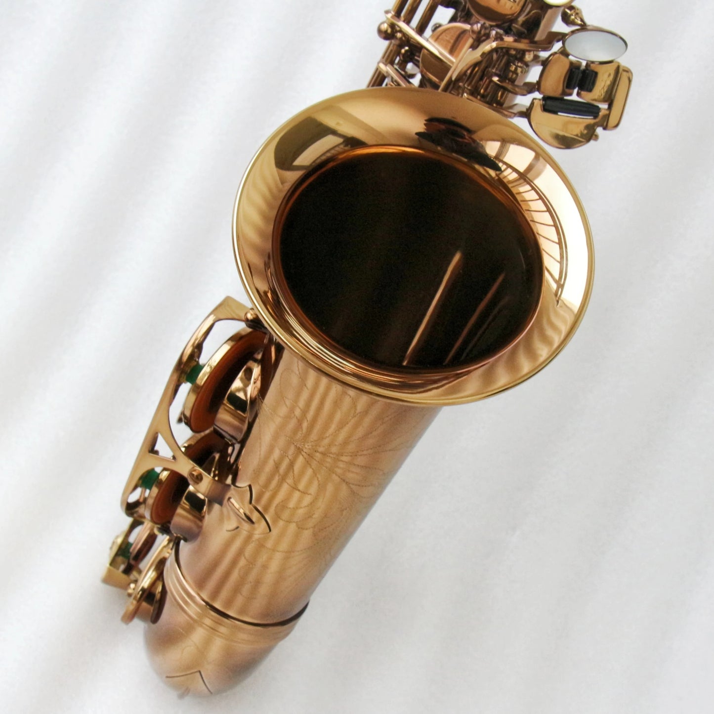 Professional saxophone alto Eb tone Brass body Coffee Gold Plated alto saxophone for performance