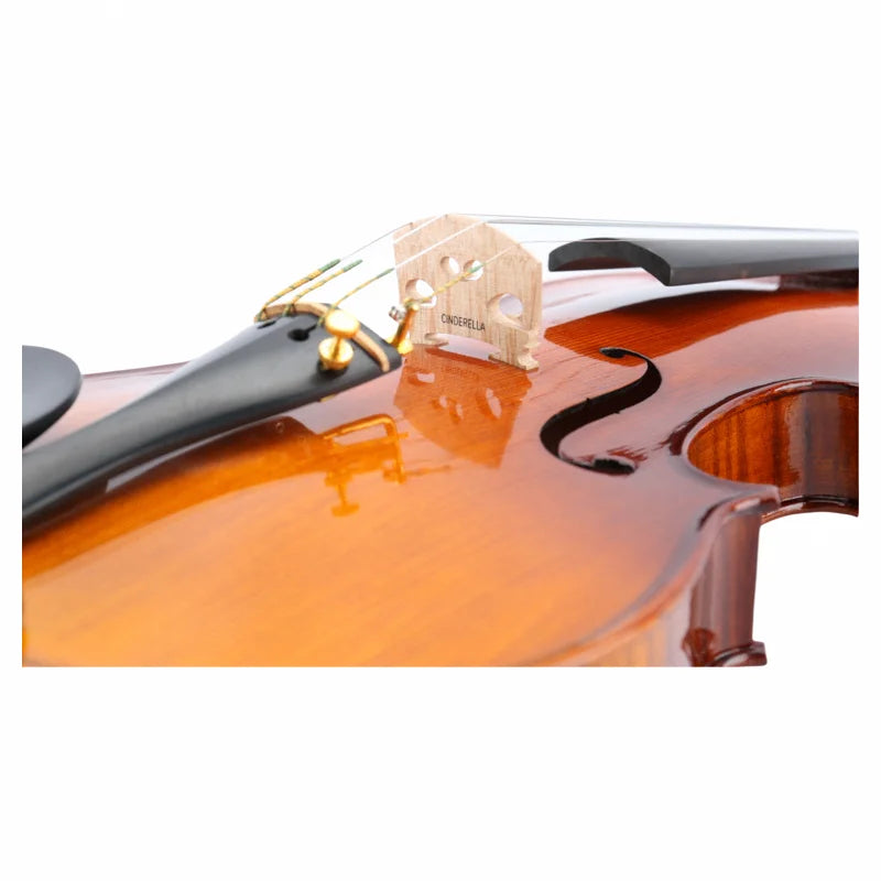 Pure handmade high violin instrument advanced spruce maple violin 4/4 -1/8( V106 )