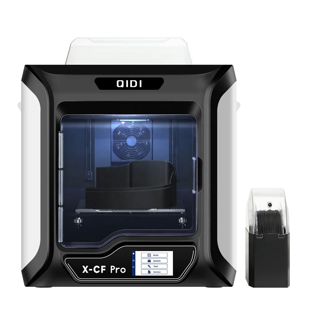 QIDI TECH X-CF Pro Industrial Grade 3D Printer, Automatic Intelligent Leveling Print Carbon Fiber&Nylon with QIDI Fast Slicer,