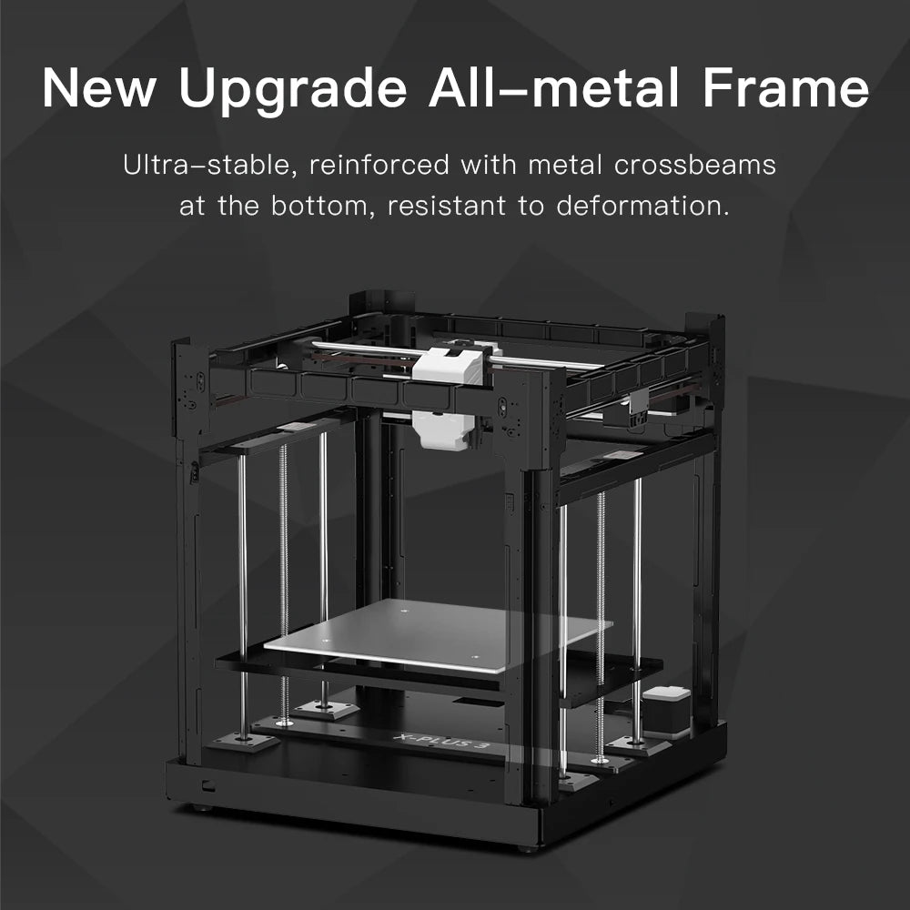 QIDI X-PLUS3 3D Printers 280x280x270mm Fully Upgrade 600mm/s Industrial Grade High-Speed 3D Printing with CoreXY Structure