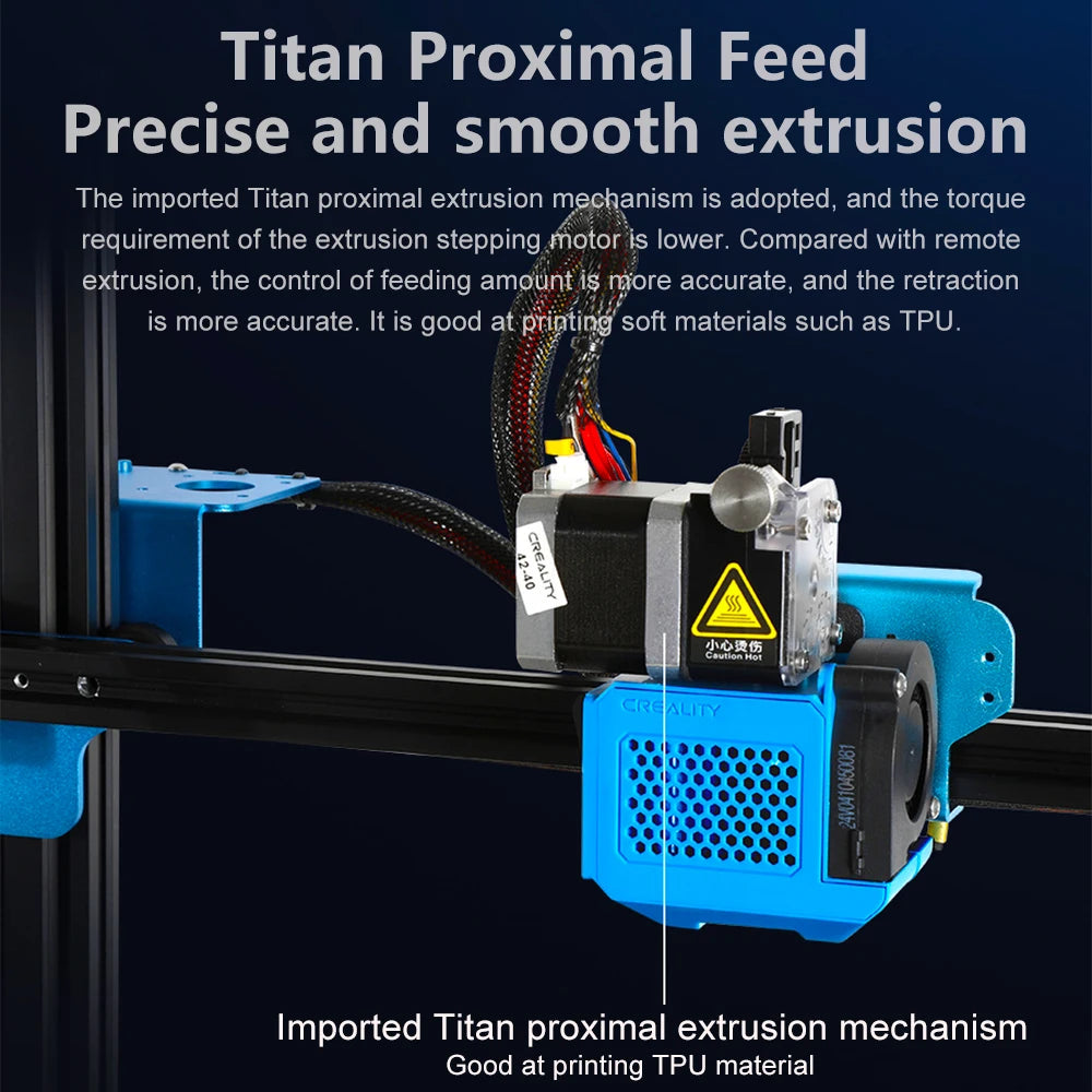 Quasi-Industrial Grade FDM 3D Printer High Quality 300*300*400mm Large Printing Size Resume Printing High Precision 3d Printer