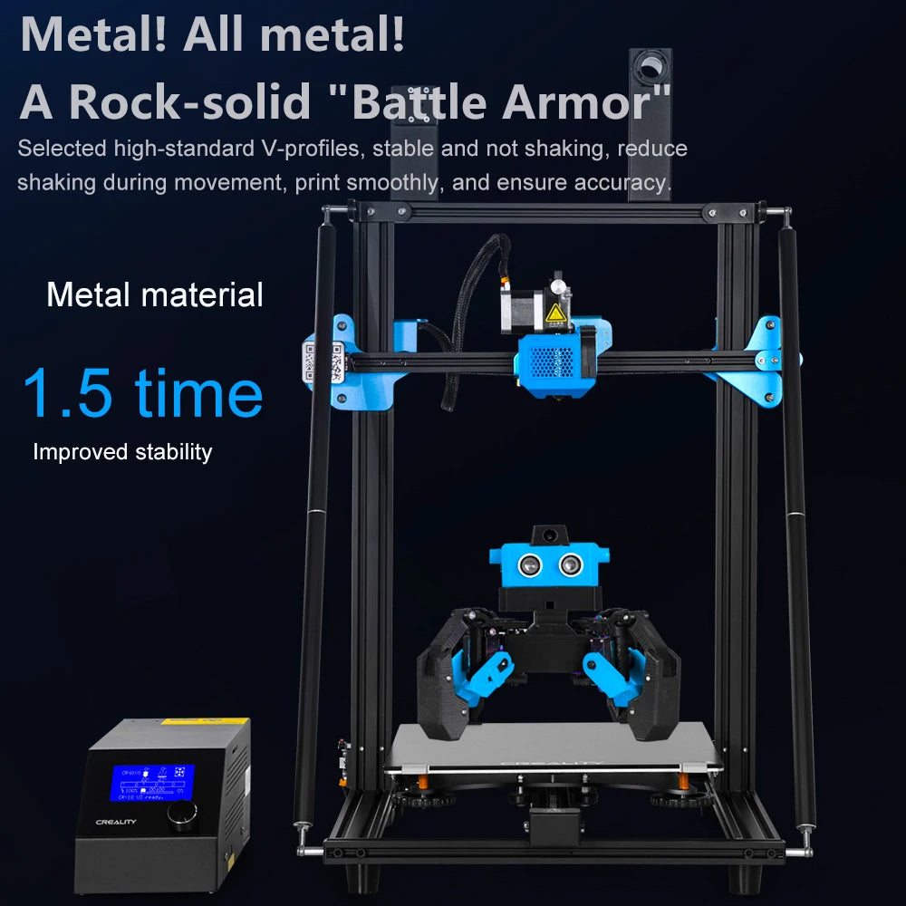 Quasi-Industrial Grade FDM 3D Printer High Quality 300*300*400mm Large Printing Size Resume Printing High Precision 3d Printer