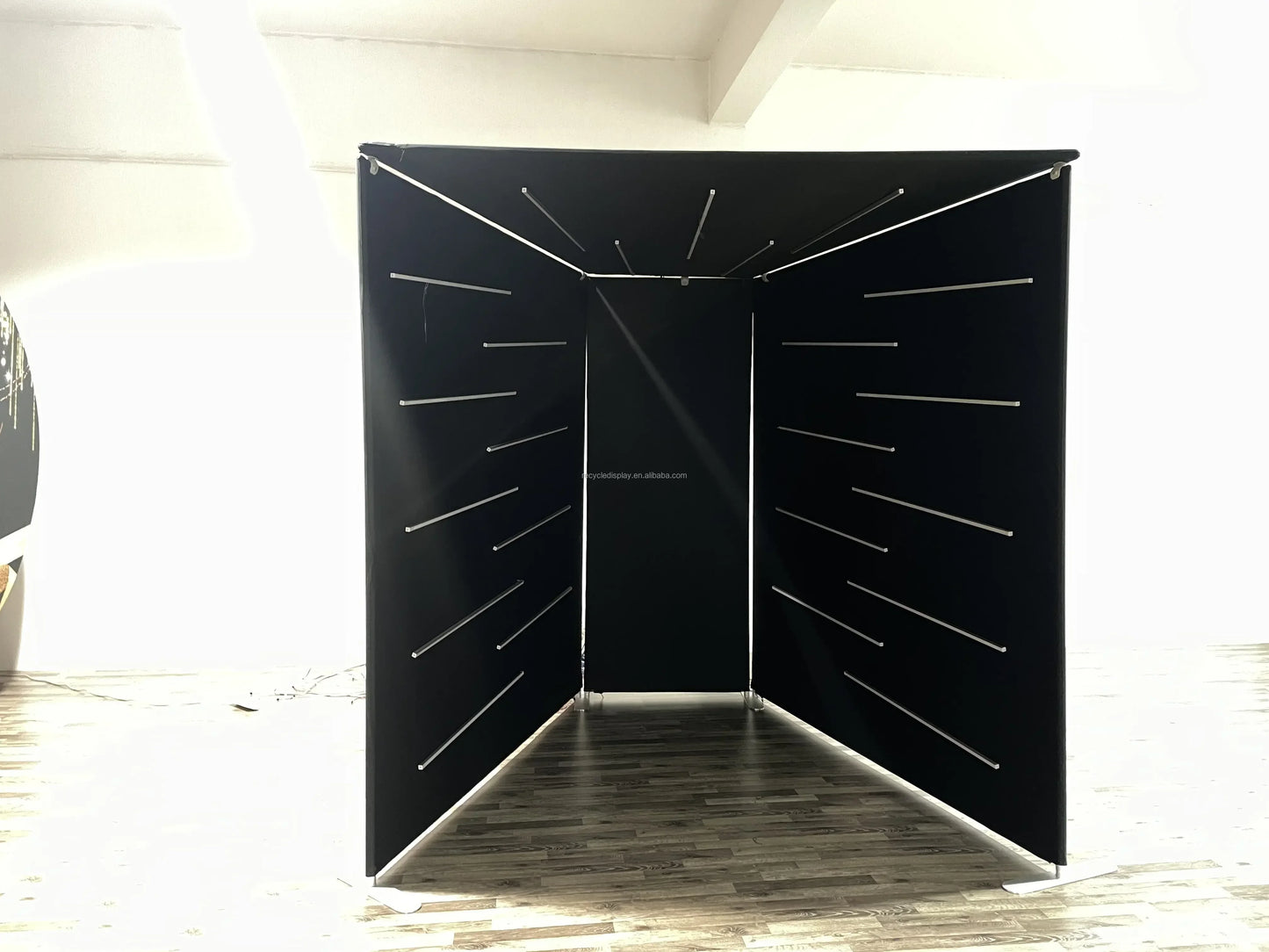 RGB LED lights vogue booth alluminio easy setup vogue house per mirror booth vogue booth