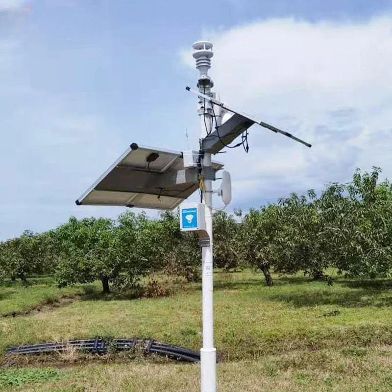 RIKA RK900-10 Integrated Wireless Ultrasonic Automatic Weather Station with Wind/Ambient Temperature Humidity/Solar/Rain