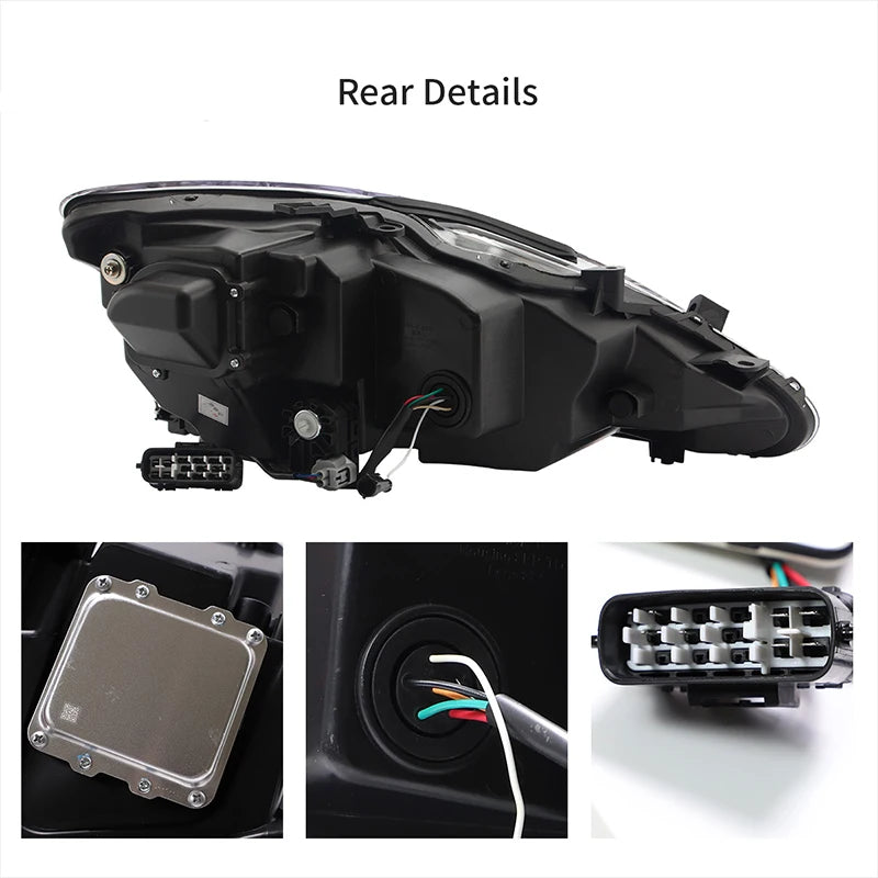 RTS LED Headlight Assembly für LEXUS 2006-2013 IS250 IS350/2008-2014 IS F/2010-2015 SEDAN C CF Free verschiffen zu USA & Europe