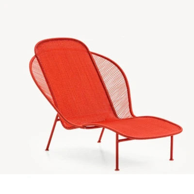 Rattan sofa balcony small tables and chairs lazy recliner art tea table garden outdoor courtyard