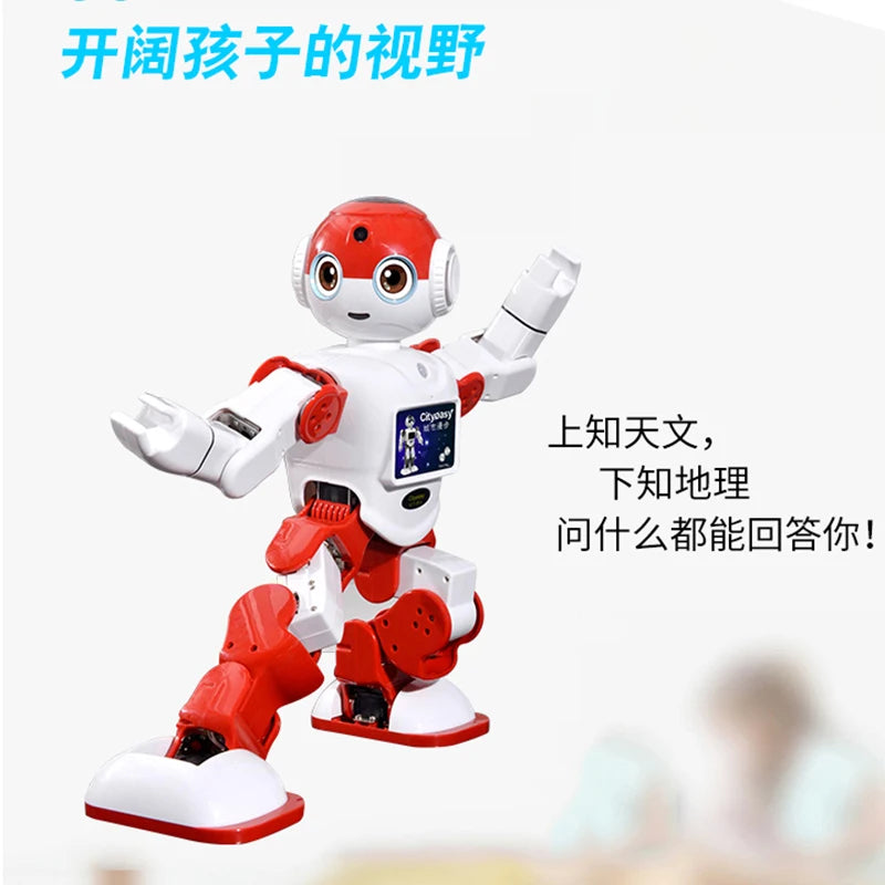 Ready to ship 2021 Intelligent programmable educational toy robots Supported App Dancing speaking Kongfu called bobby