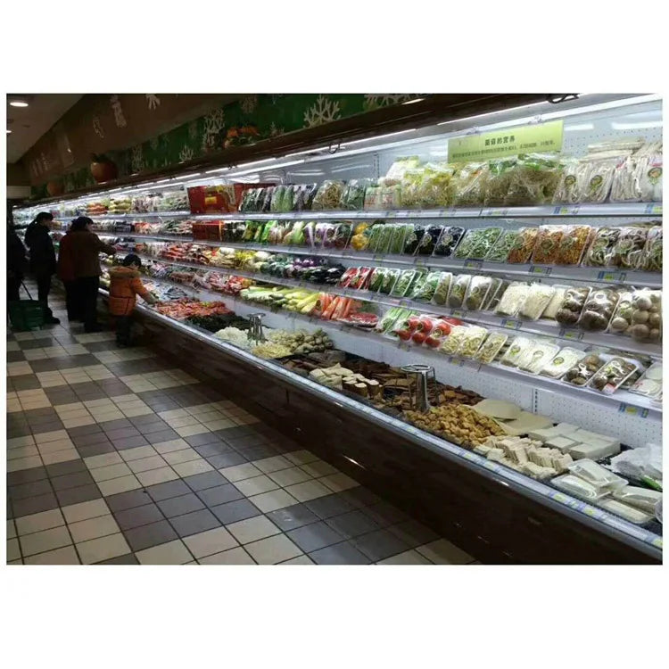 Refrigeration Tools And Equipment Used Meat Vegetable Chiller Refrigeration Equipment Open Display Refrigerator Chiller