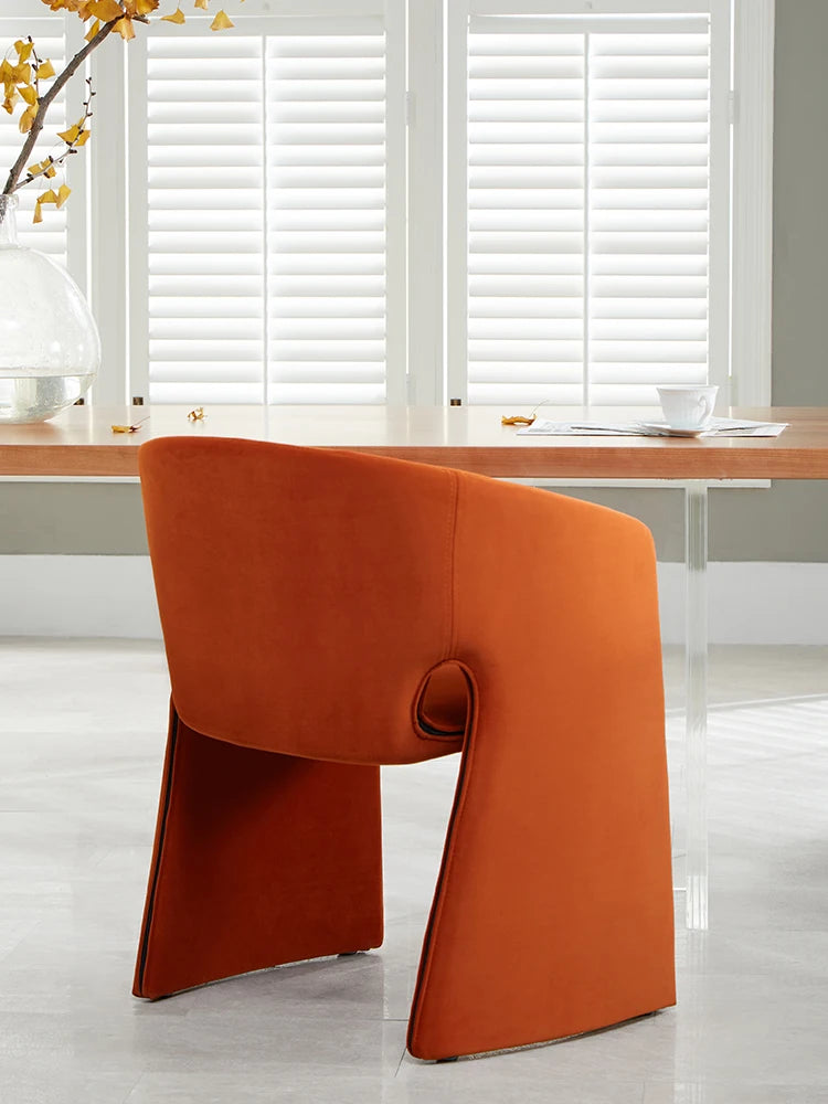 Restaurant Chairs, Dining Chairs, Light Luxury, Simple Modern Internet Red Backrests, Negotiations on Rocheburg Dining Chairs