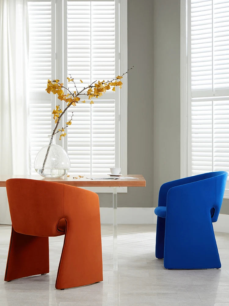 Restaurant Chairs, Dining Chairs, Light Luxury, Simple Modern Internet Red Backrests, Negotiations on Rocheburg Dining Chairs