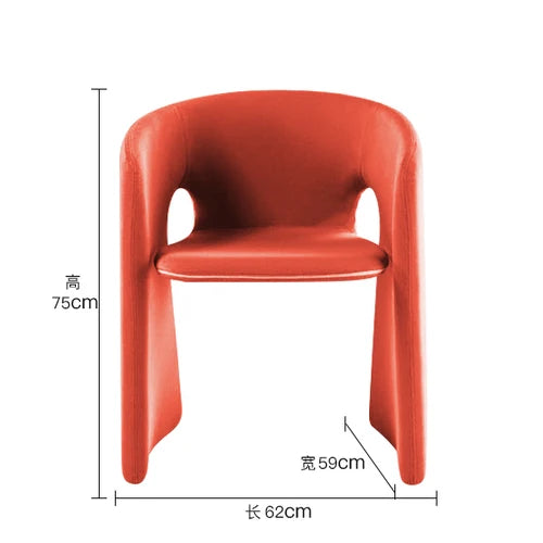 Restaurant Chairs, Dining Chairs, Light Luxury, Simple Modern Internet Red Backrests, Negotiations on Rocheburg Dining Chairs