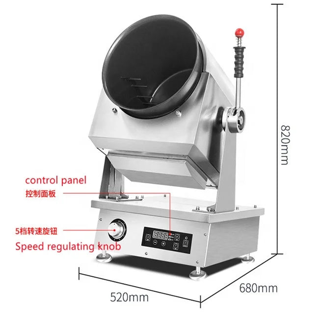 Restaurant Fried Rice Machine Rotating Smart Robot Cooker Wok Chef Automatic Cooking Machine Intelligent Cooking Robot For Hotel