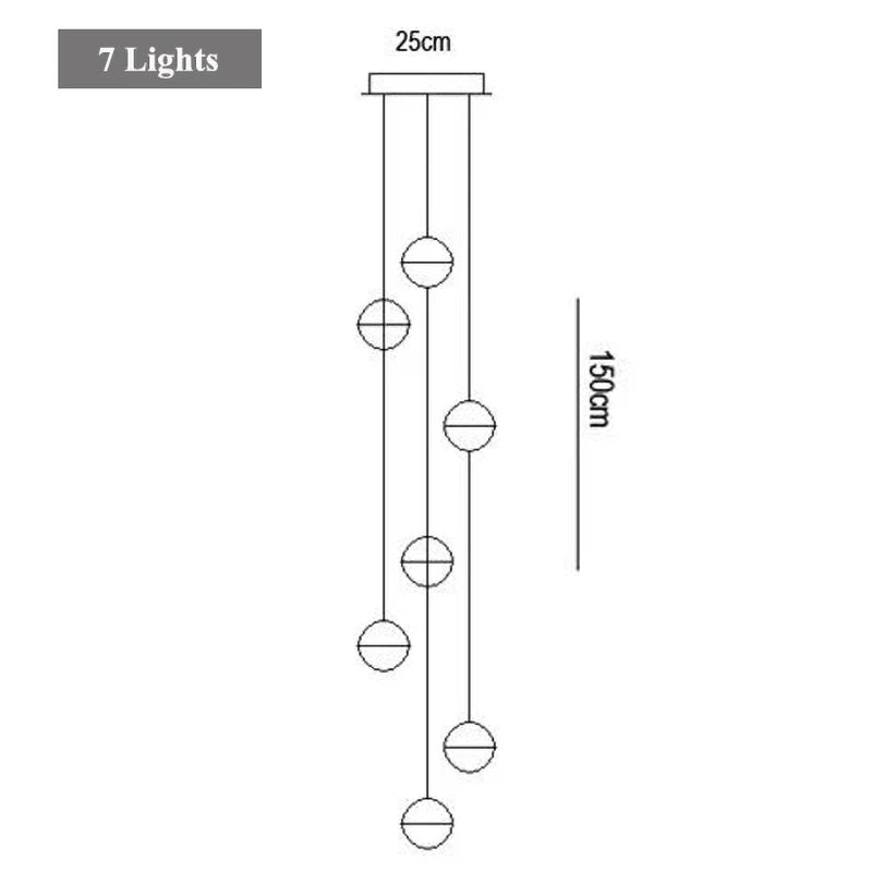 Round/Rectangular/Square Crystal Led Chandelier Modern Spiral Loft Staircase Living Room Bedroom Villa Decorative Hanging Light