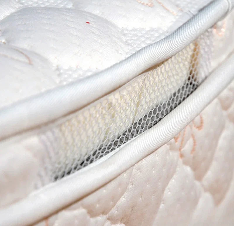 Round natural latex mattress spring soft and hard custom foldable Simmons mattress.