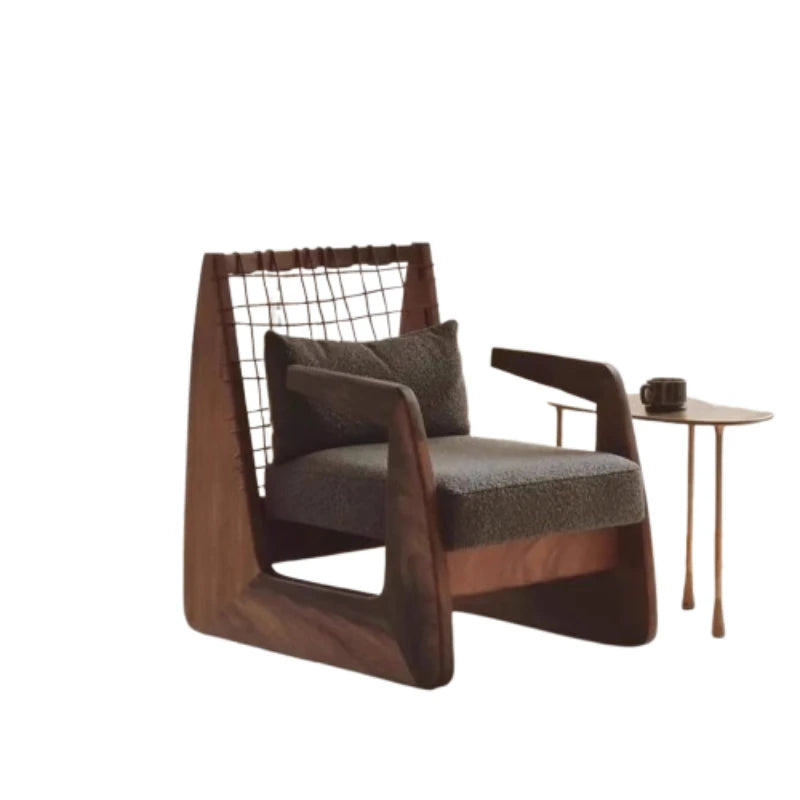 ANTNX Salon Balcony Living Room Chairs Relax Modern Individual Wooden Living Room Chairs Comfortable Lazy Sillon Postmodern Furniture ANTNX.COM