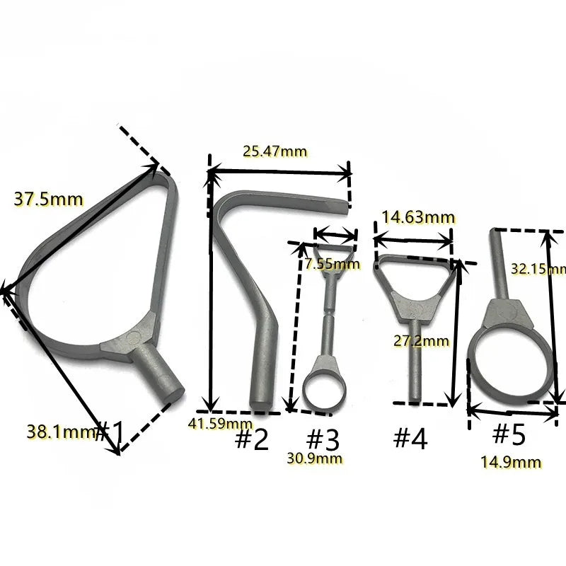 Pottery Clay Sculpture Tool Cutter Head DIY Tungsten Steel Repair Billet Carving Texture Modeling Hard Alloy Toroidal Tool Head